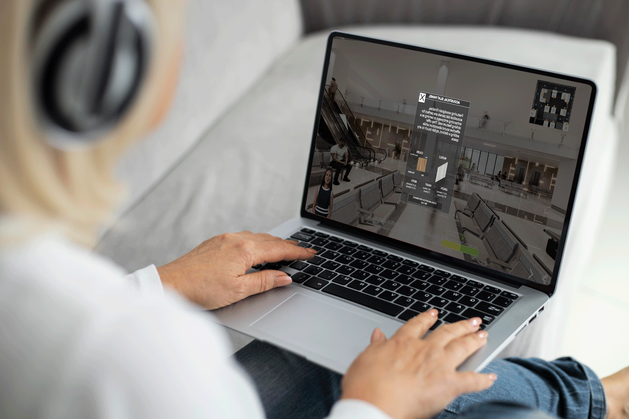 Senior Woman Taking Online Class Her Laptop Home